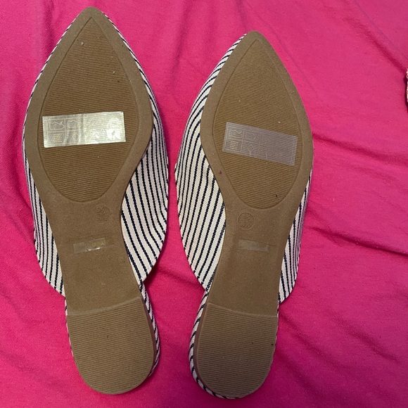 Slide on Mules Striped Navy blue - Picture 4 of 4